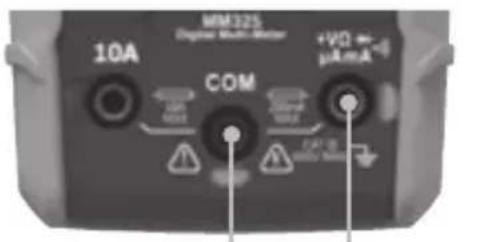 Klein Tools MM325 - TENSION C.C. (INFÉRIEURE À 600 V) - 1