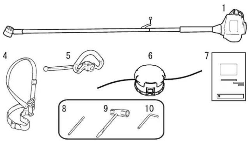 Shindaiwa C263S - Contenu de l'emballage - 2