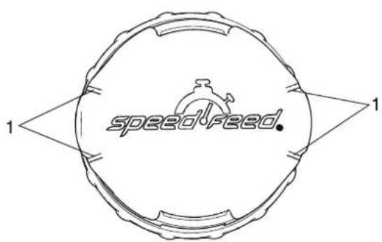 Shindaiwa C263S - Loading nylon line - 4