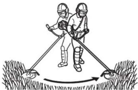 Shindaiwa C263S - Scything weeds - 1
