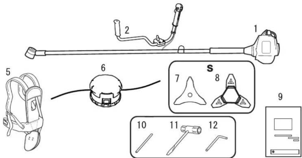 Shindaiwa C263S - Contenuto della confezione - 4