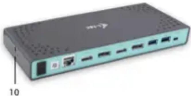i-TEC CADUAL4KDOCK - Panel boczny: - 1