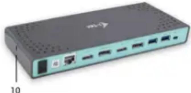 i-TEC CADUAL4KDOCK - Panel lateral: - 1