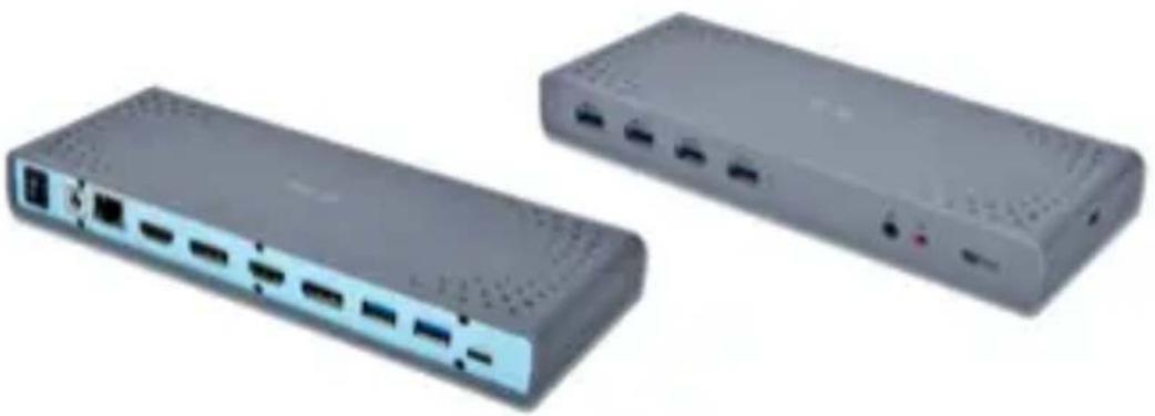 i-TEC CADUAL4KDOCK - USB 3.0 / USB-C Dual Display Docking Station - 1