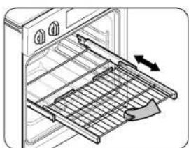 Dacor DOB30T977SS - Using the gliding rack - 2
