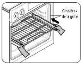 Dacor DOB30T977SS - Utilisation de la grille coulissante - 1