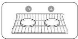 Dacor DOB30T977SS - Rack and Pan placement - 1
