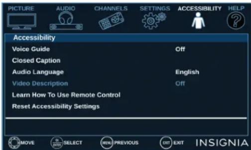 INSIGNIA NS32D310NA21 - Utilisation des sous-titres codés - 1