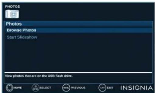 INSIGNIA NS32D310NA21 - Sélection du mode USB - 1
