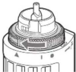 PANASONIC ERGN70 - Tournez pour fixer la bague du commutateur de lavage. - 2