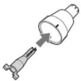 PANASONIC ERGN70 - How to attach the blade - 1