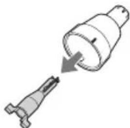 PANASONIC ERGN70 - How to remove the blade - 2