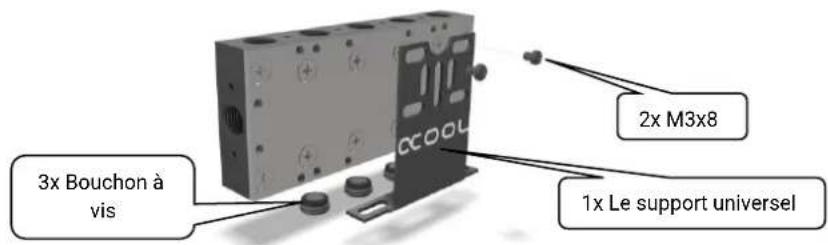 Alphacool ES Distro Plate C2 - Le montage - 9