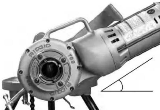 RIDGID 700 - Uso del brazo de soporte No. 775: - 2