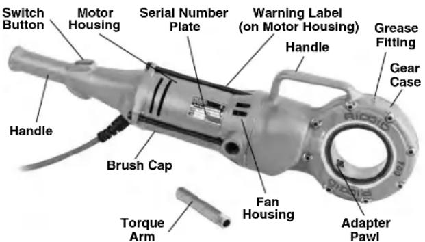 RIDGID 700 - Description, Specifications And Standard Equipment Description - 1