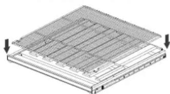 ARTEVINO OXG1T230NVND - Installing the specific grid for beverages (only available on the 2 temperatures model - OXY2TVD6COUS) - 1