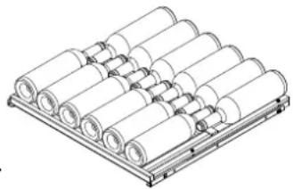 ARTEVINO OXG1T230NVND - Installing a shelf in sliding version: - 1