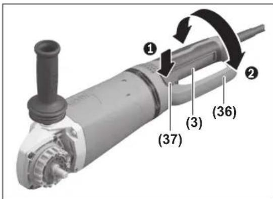BOSCH GWS 27230 JR Professional - Galvena roktura pagriesana - 1