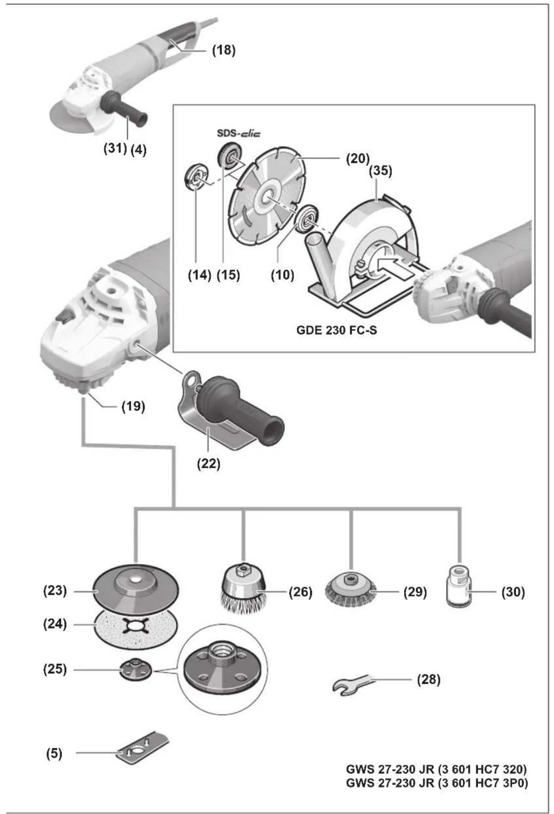 BOSCH GWS 27230 JR Professional - 12