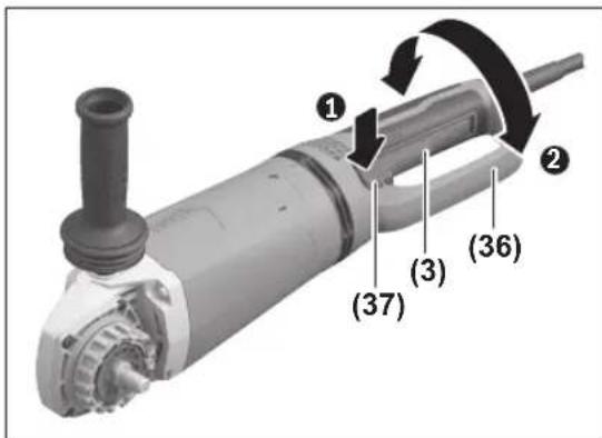 BOSCH GWS 27230 JR Professional - BpTebe Ha rnaBHaTa paKa - 1