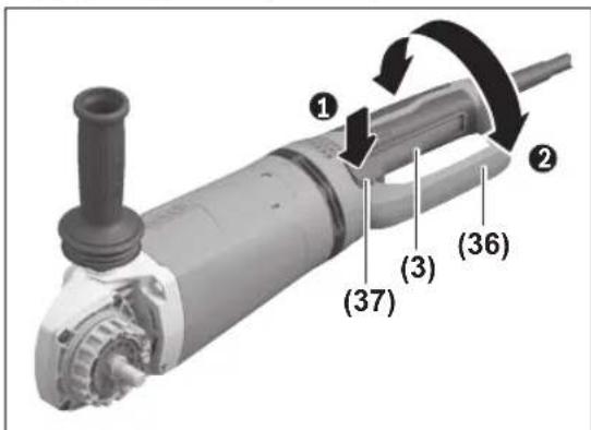 BOSCH GWS 27230 JR Professional - 3aBbptaHe Ha ochOBHata pbkoXBtKa - 1