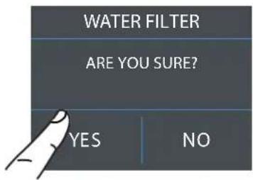 Fulgor Milano F7SFC18S1R - 5a) Water Filter Deactivation - 5
