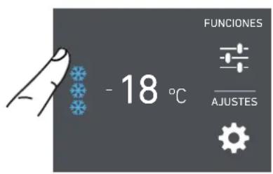 Fulgor Milano F7SFC18S1R - Comoaabrear la temperatura para differedes exigencias. - 2