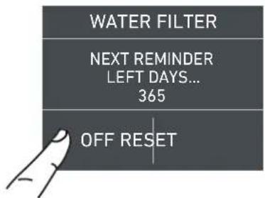 Fulgor Milano F7SFC18S1R - 5a) Water Filter Deactivation - 6
