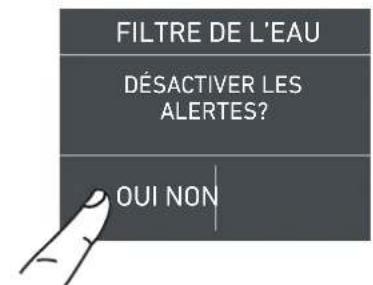 Fulgor Milano F7SFC18S1R - 5a) Desactivation Filtrde l'eau - 8