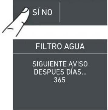 Fulgor Milano F7SFC18S1R - 5b) Reiniciar Filtro - 5