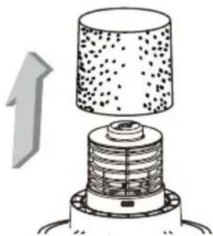 KENMORE KW3050 - NETTOYAGE DU FILTRE EN MOUSSE POUR DÉCHETS HUMIDES - 1