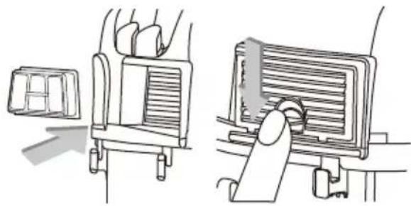 KENMORE KW3050 - INSTALLING &amp; CLEANING EXHAUST FILTER - 4