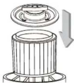KENMORE KW3050 - INSTALLING CARTRIDGE FILTER - 4