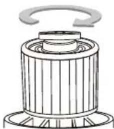KENMORE KW3050 - INSTALLING CARTRIDGE FILTER - 5
