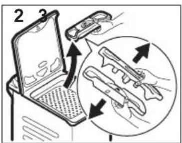 ELECTROLUX WAGL4T500 - Cleaning the detergent dispenser - 1