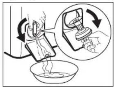 ELECTROLUX WAGL4T500 - Cleaning the drain pomp filter - 2
