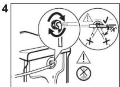 ELECTROLUX WAGL4T500 - Nettoyage du tuyau d'arrivée d'eau et du filtre de la vanne - 4