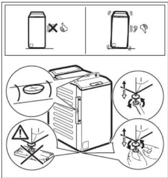 ELECTROLUX WAGL4T500 - Auspacken und Aufstellen - 4