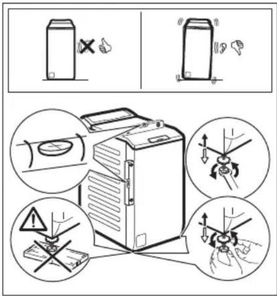 ELECTROLUX WAGL4T500 - Unpacking and positioning - 4