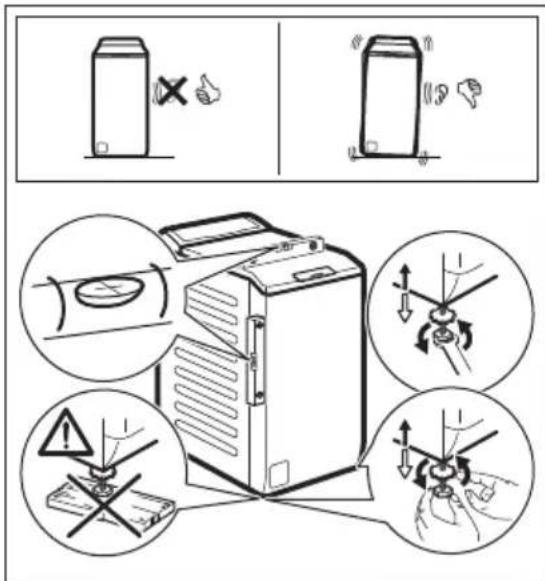 ELECTROLUX WAGL4T500 - Disimballaggio e posizionamento - 4