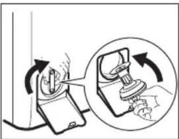 ELECTROLUX WAGL4T500 - Cleaning the drain pomp filter - 4