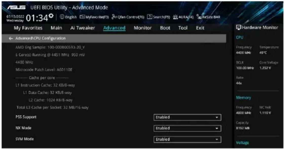 ASUS PRIME B650MA - Critical Temperature (Température critique) - 2