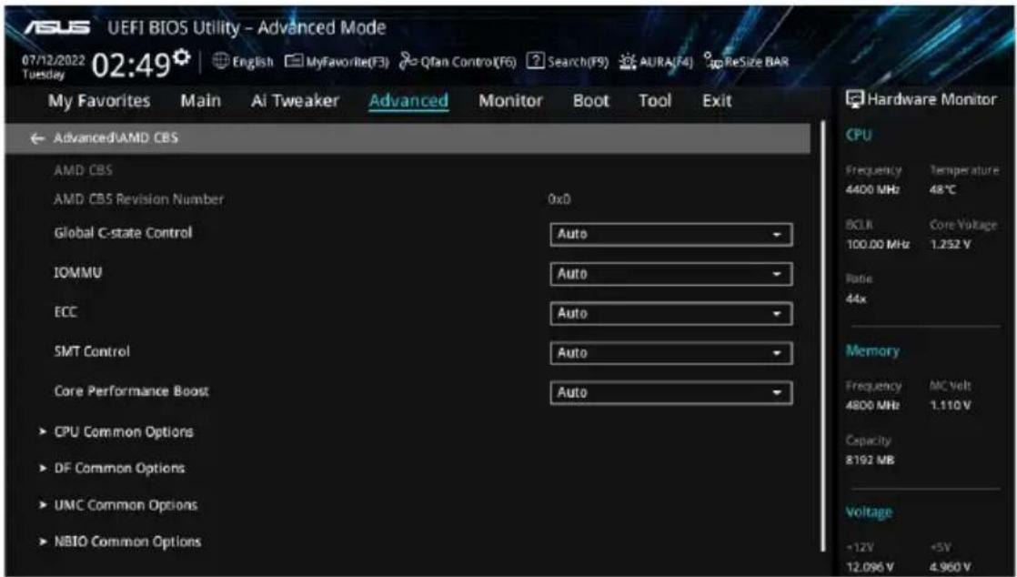 ASUS PRIME B650MA - AMD CBS - 2