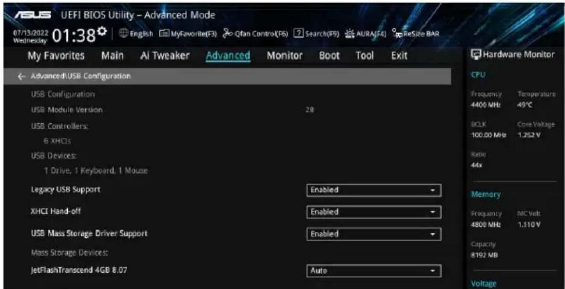 ASUS PRIME B650MA - USB Configuration (Configuration USB) - 1