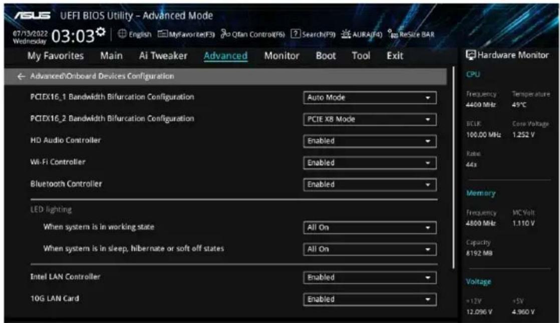 ASUS PRIME B650MA - Onboard Devices Configuration (Configuration des périphériques embarqués) - 2