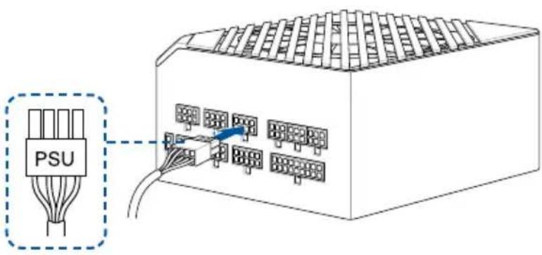 ASUS ROG STRIX Z790A GAMING WIFI II - Install and connect the power supply unit (PSU) - 1