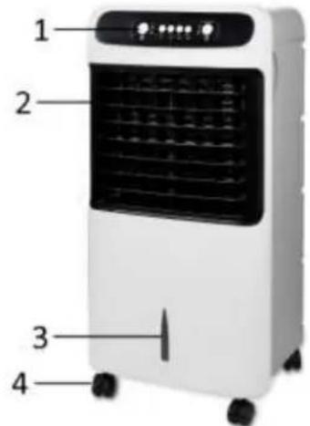 Emerio AC123230.1 - BESCHREIBUNG DER TEILE - 1