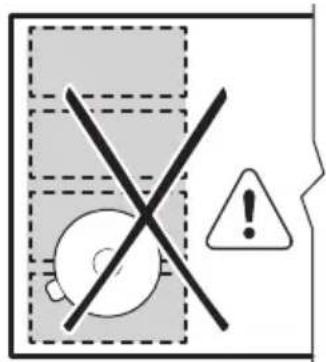 AEG TI63IF00FB - Mauvaise position de l'ustensile : - 1