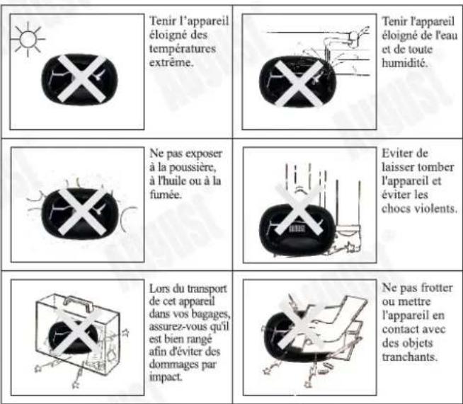 August EP810 - ■ Utilisation et conservation - 1