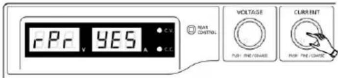 PeakTech 1570 - Procedure à suivre pour ramener l'appareil aux valeurs par défaut - 4